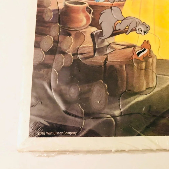 Vintage Golden Frame Tray Puzzles Barbie and Snow White  and the Seven Dwarfs - Picture 12 of 16